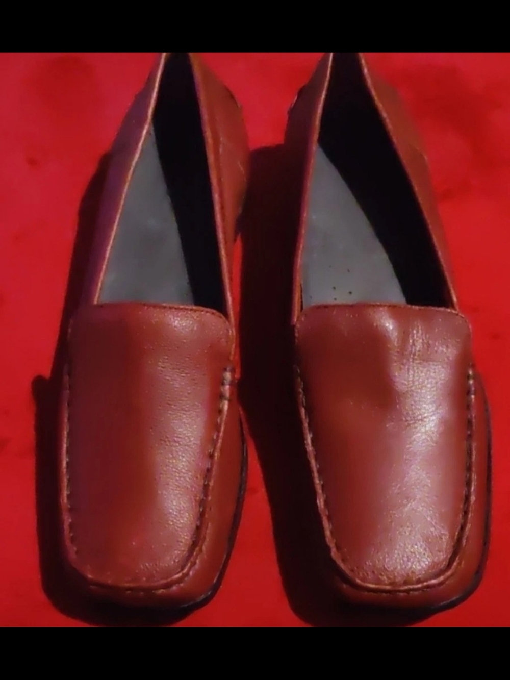 Trotters Womens 8.5 'Poplar' Red Leather Loafer New